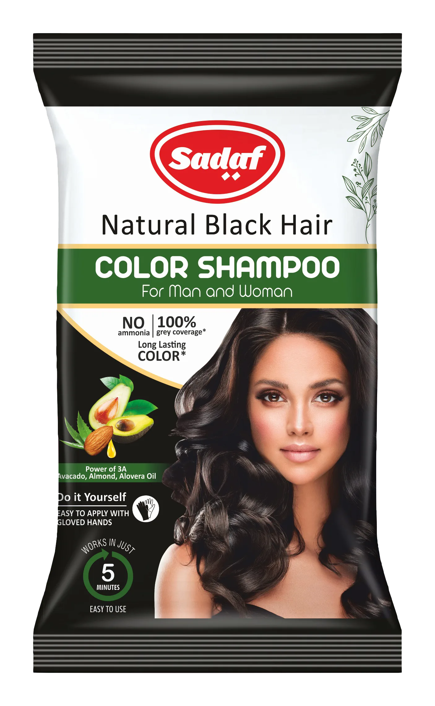 Hair Color Shampoo Black